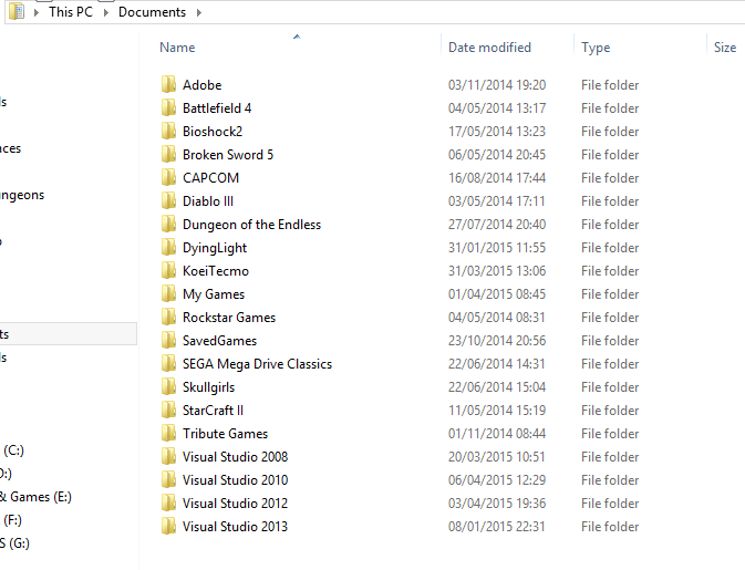 Suggestion for where to store save games