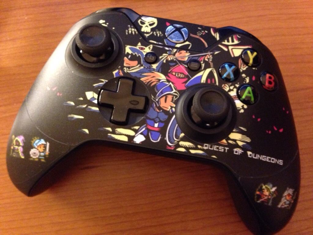 quest of dungeons custom xbox one controller