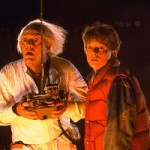 Back to the Future (1985) Directed by Robert Zemeckis Shown from left: Christopher Lloyd (as Dr. Emmett Brown), Michael J. Fox (as Marty McFly)