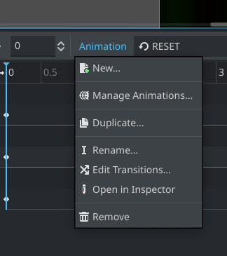 Godot Animation Editor Confusing Button
