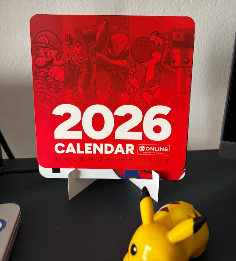 2026 Nintendo Shop Calendar